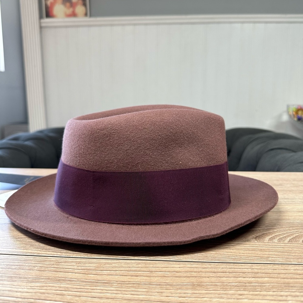 NWT Rag & Bone Trilby Drape Band Hat - Picture 7 of 14